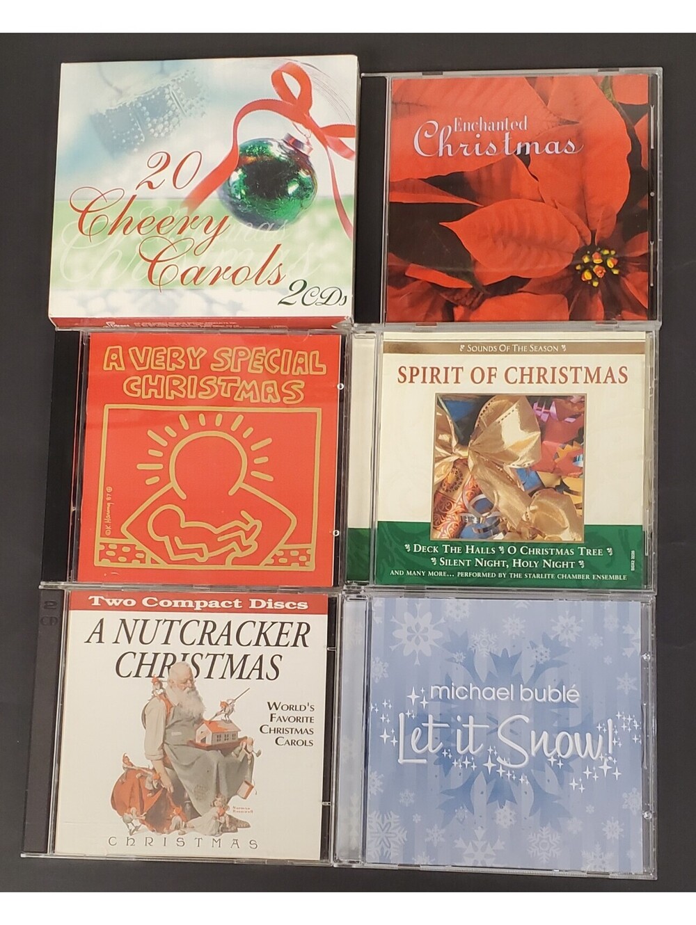 Christmas CD Collection - 20 Cheery Carols, Spirit of Christmas, Nutcraker+ VG